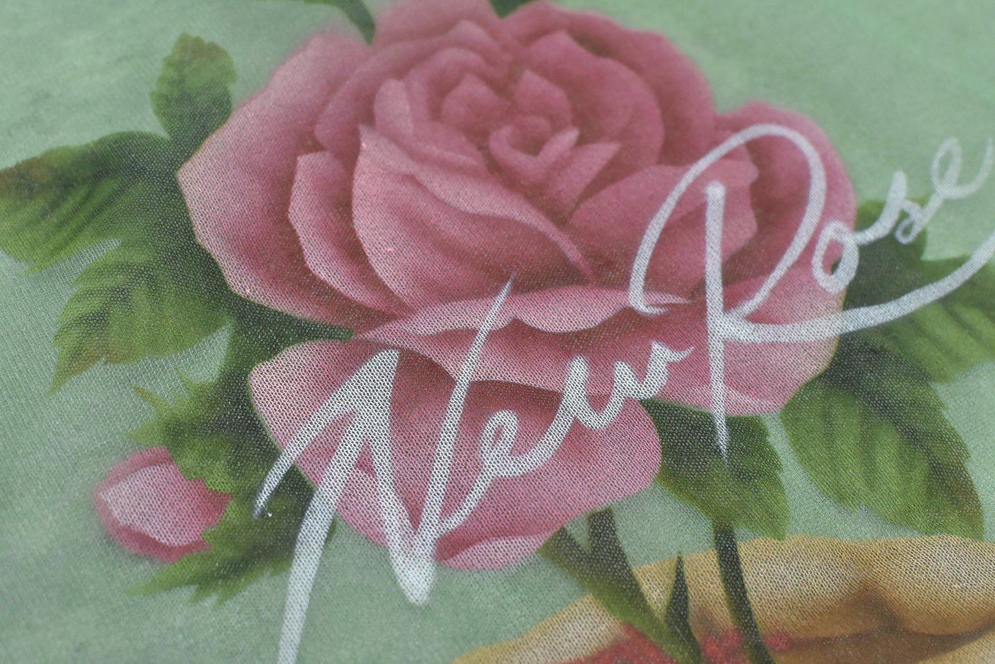 NewRose / Sheer Knit Pullover - PEAL GREEN