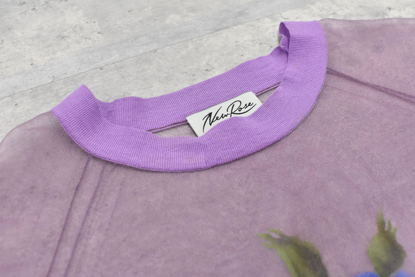 NewRose / Sheer Knit Pullover - ROSE PINK