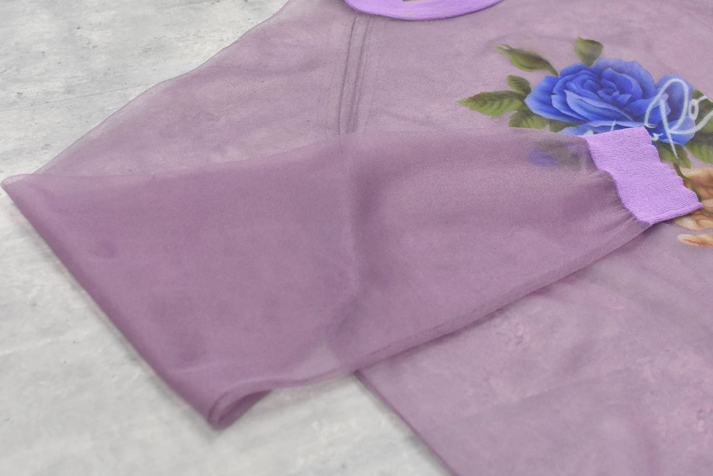 NewRose / Sheer Knit Pullover - ROSE PINK