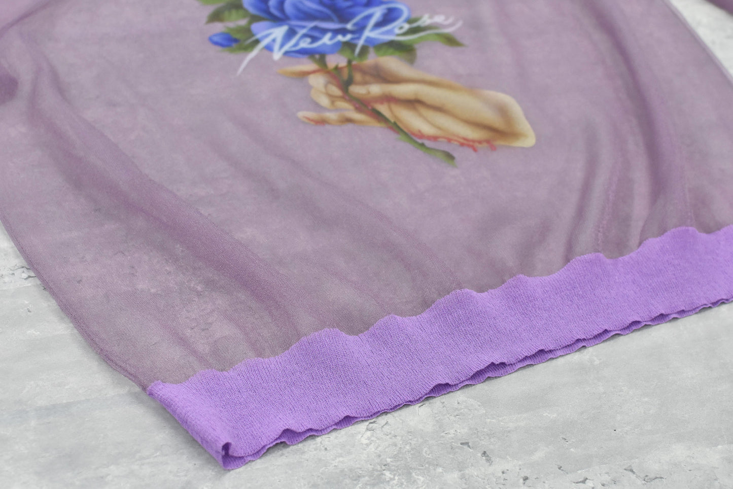 NewRose / Sheer Knit Pullover - ROSE PINK