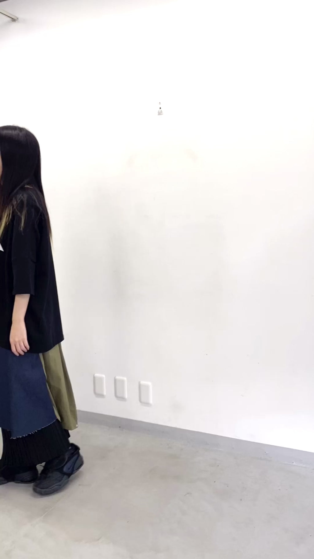 STOF / Trompe l’oeil Layer Skirt - KHAKI