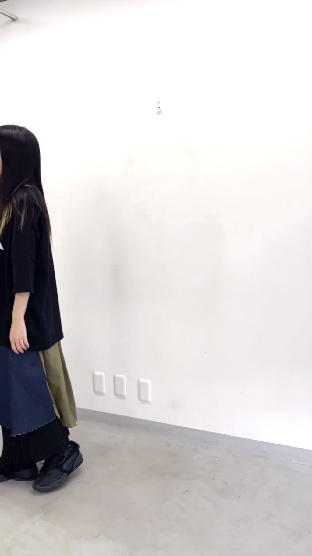 STOF / Trompe l’oeil Layer Skirt - BLACK