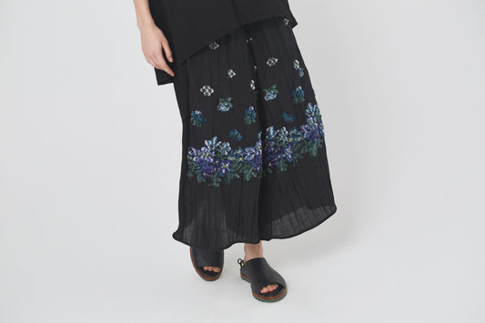 BEDSIDEDRAMA / Mosaic Garden Pants - BLACK