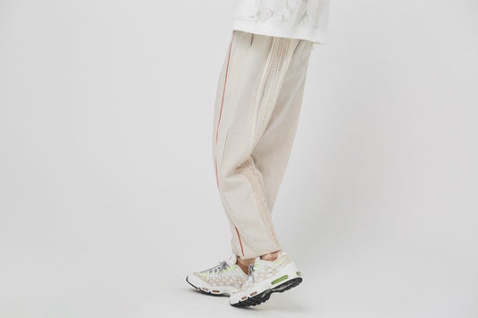 BEDSIDEDRAMA / Mixed Frill Pants - NATURAL