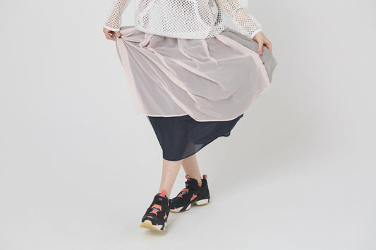 BEDSIDEDRAMA / Mirage Layer Skirt - GREY