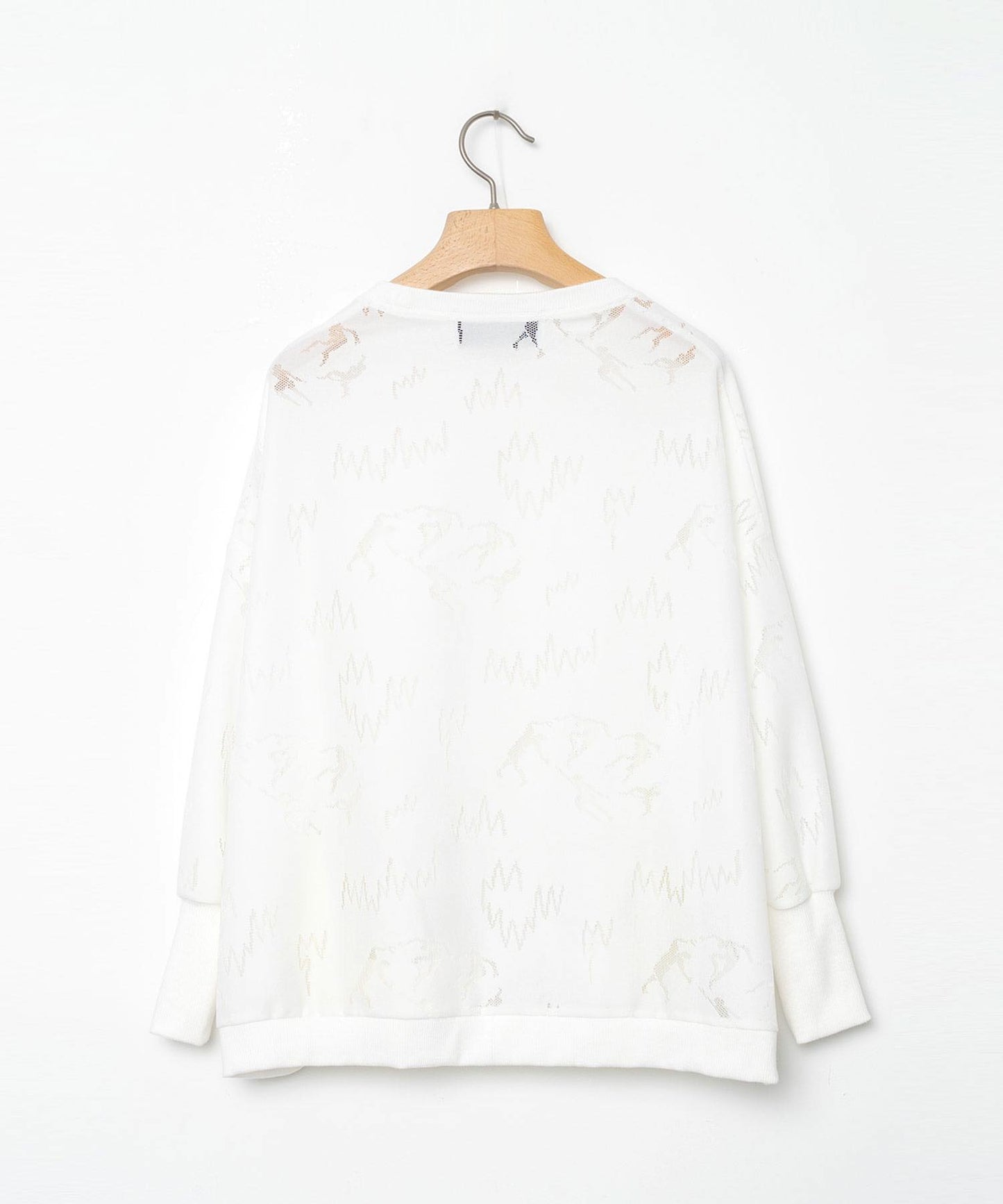 BEDSIDEDRAMA / Dancing Lace Pullover - WHITE