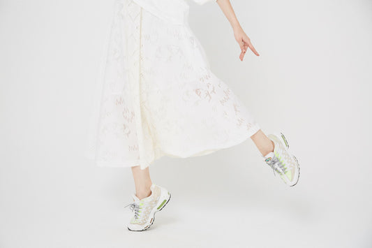 BEDSIDEDRAMA / Dancing Lace Culottes - WHITE