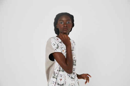 BEDSIDEDRAMA / Dance In The Garden One-piece -  NATURAL