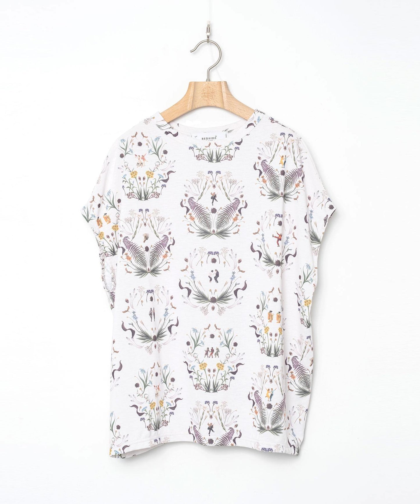 BEDSIDEDRAMA / Dance In The Garden Tee - NATURAL