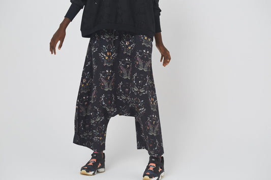 BEDSIDEDRAMA / Dance In The Garden Wide Pants - BLACK