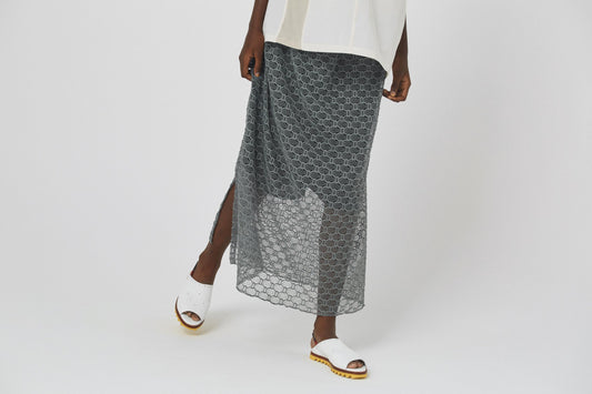BEDSIDEDRAMA / Ultra Mesh Skirt - MINT