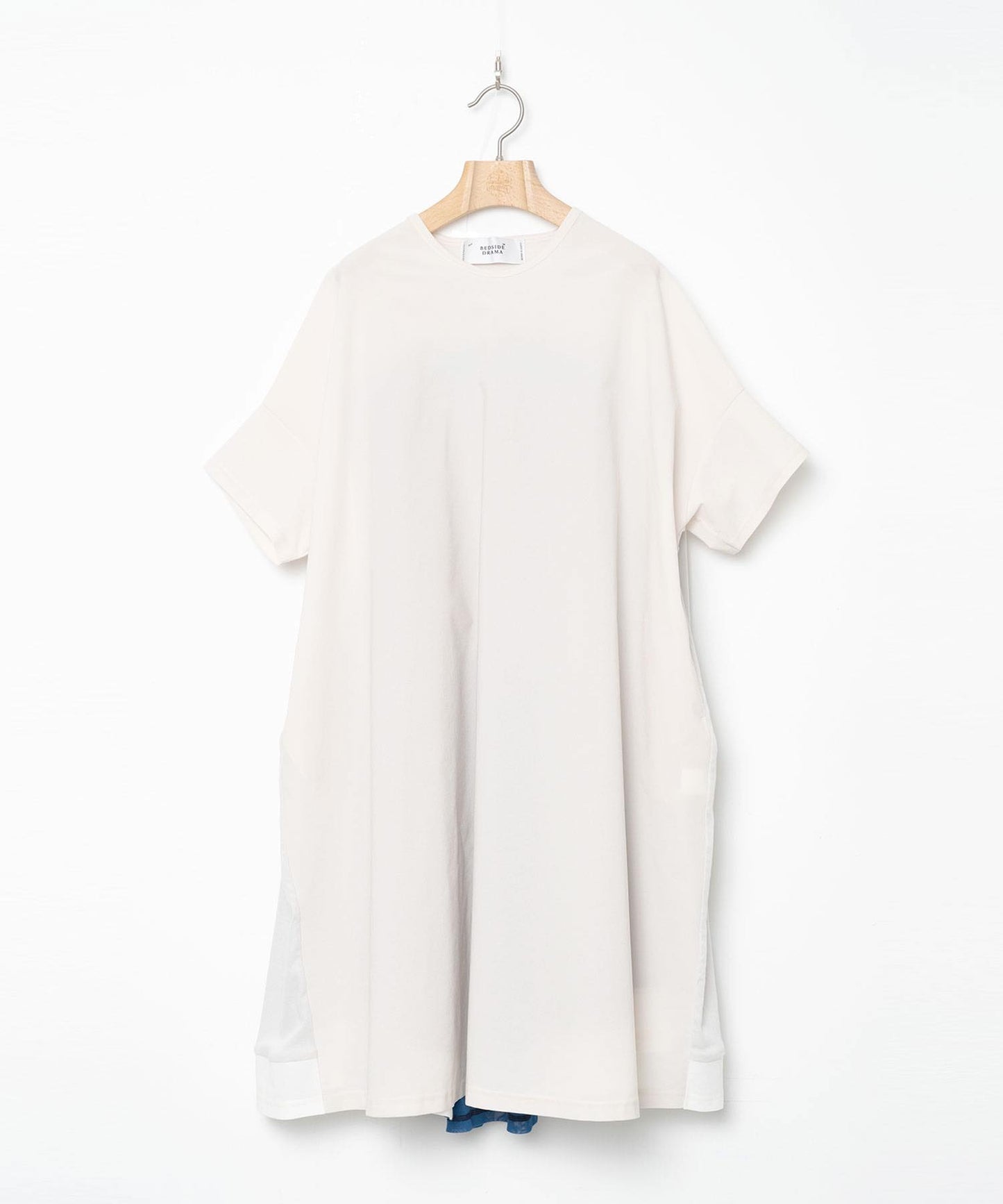 BEDSIDEDRAMA / Draped Maxi Tee Dress - L.GREY