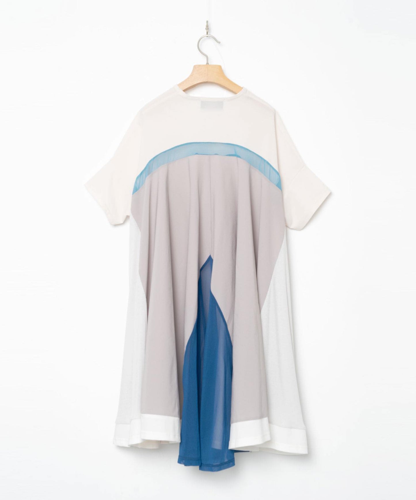 BEDSIDEDRAMA / Draped Maxi Tee Dress - L.GREY