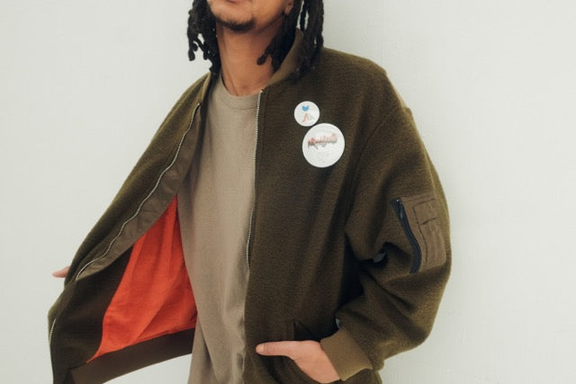 先行予約 STOF / VSJQ Mix MA-1 Blouson