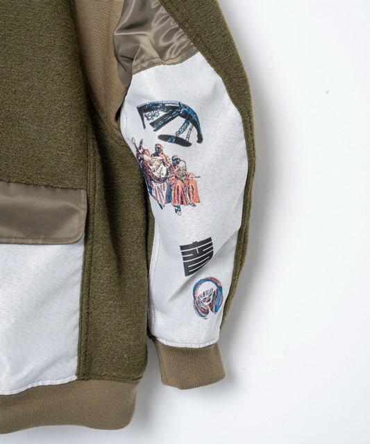 先行予約 STOF / VSJQ Mix MA-1 Blouson