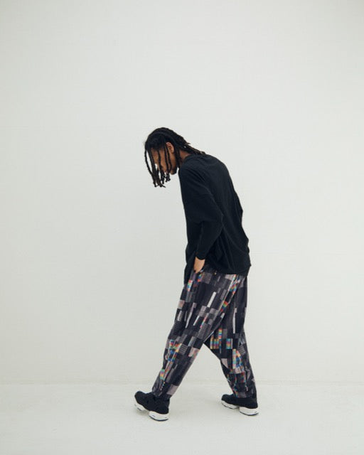 先行予約 STOF / Glitchcheck Wide Pants