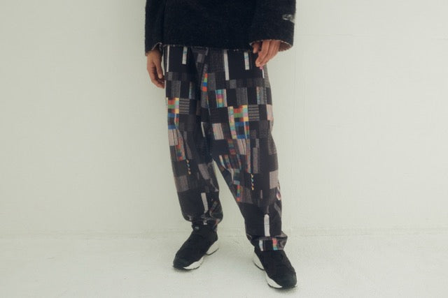 先行予約 STOF / Glitchcheck Wide Pants