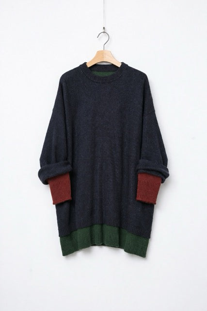 先行予約 STOF / Mohair Layer Knit Pulover