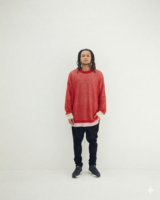 先行予約 STOF / Mohair Layer Knit Pulover