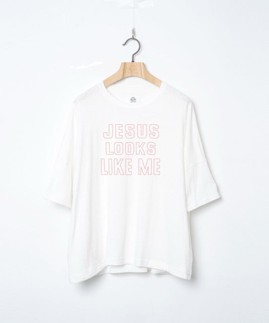 先行予約 STOF / JESUS LOOKS Emboro Tee