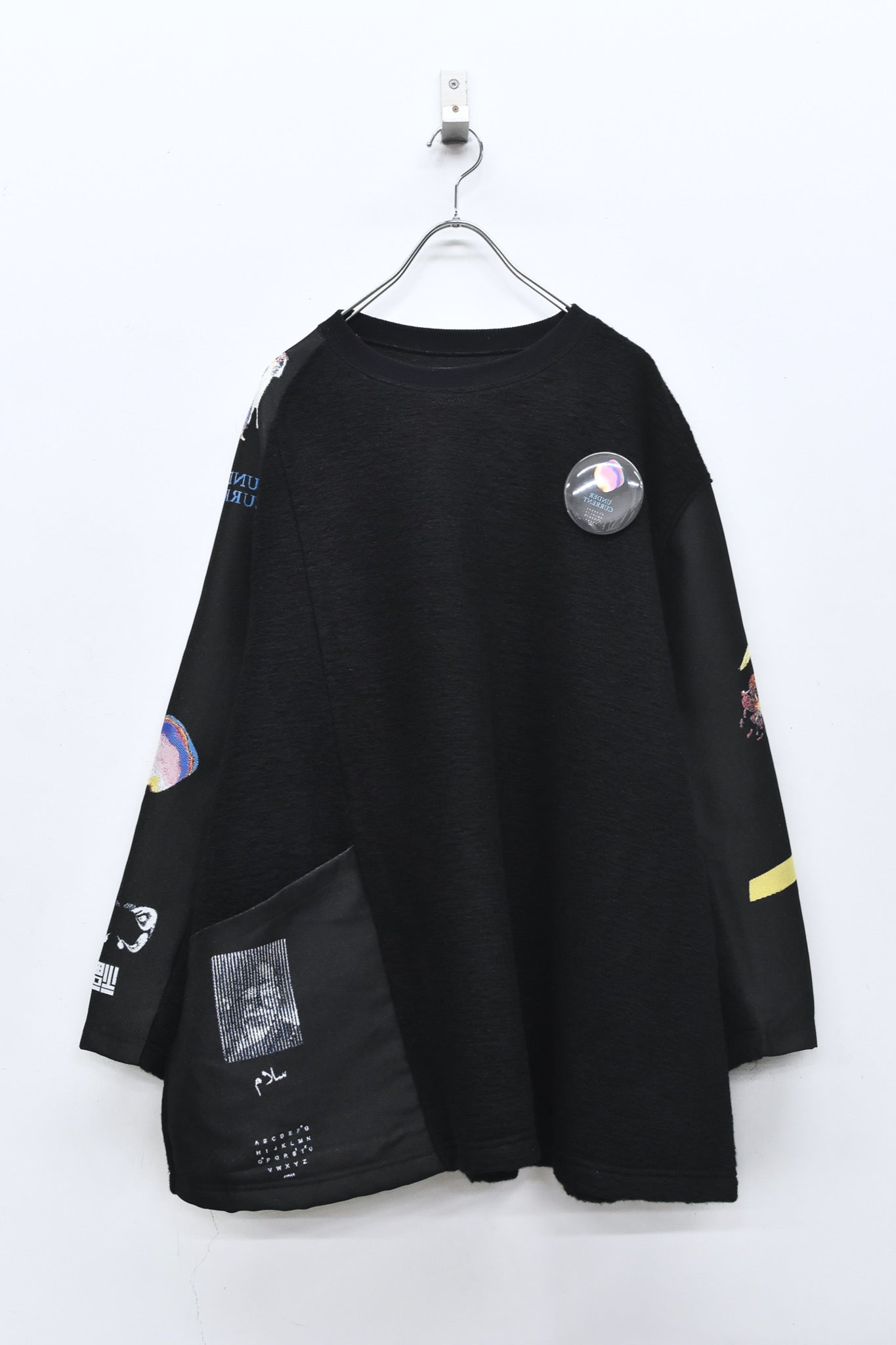 STOF / 先行予約 FLAGMENTS MIX PULLOVER - BLACK