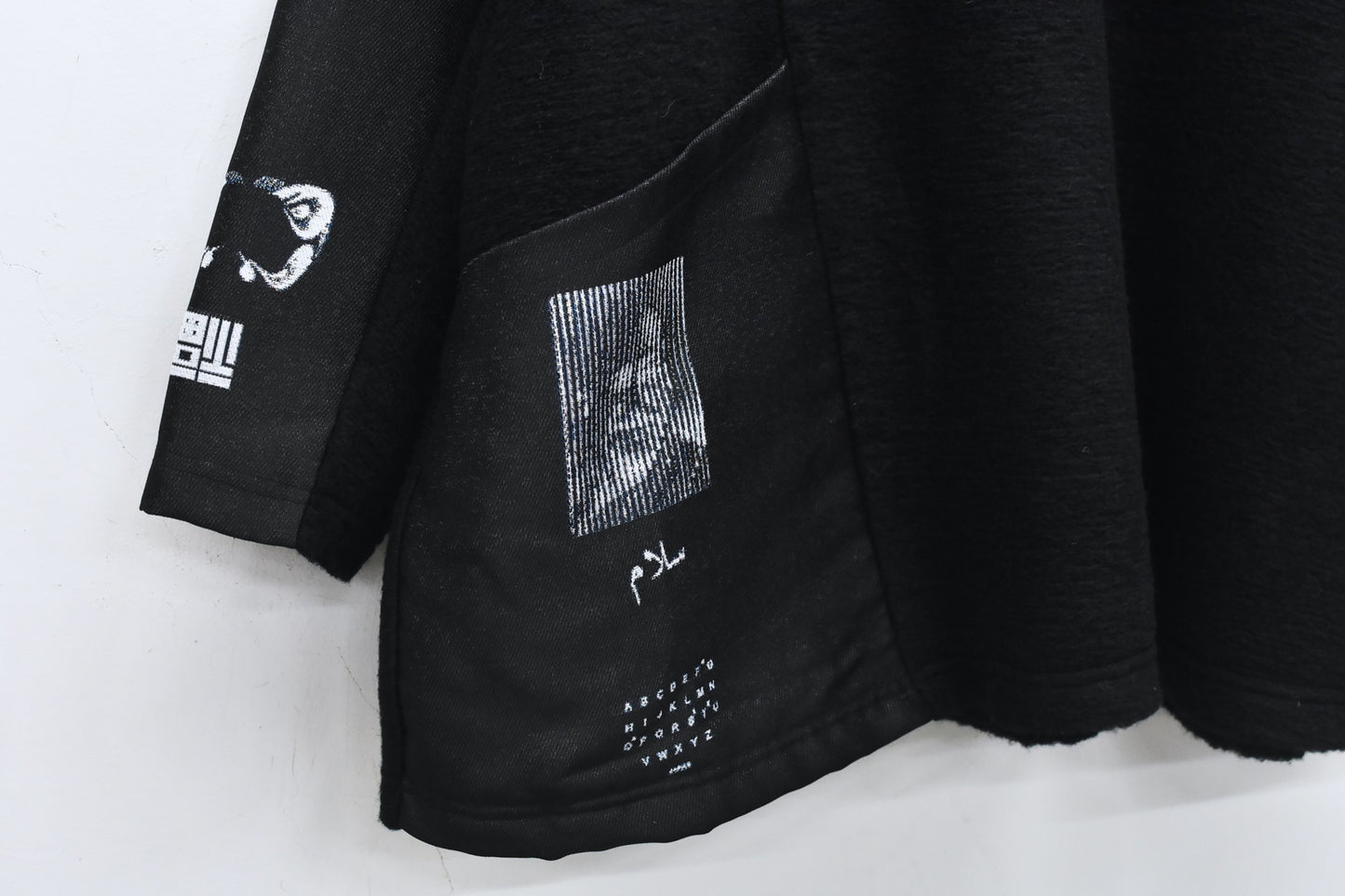 STOF / 先行予約 FLAGMENTS MIX PULLOVER - BLACK